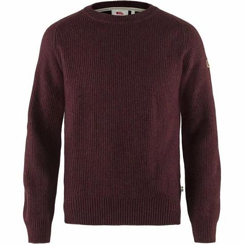 Fjallraven Greenland Sweater Red Singapore For Men (SG-542491)